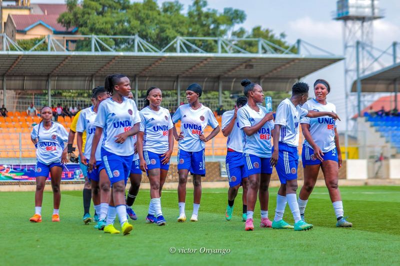 The squad at the stadium